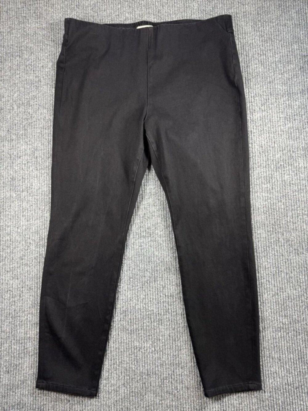 Soft Surroundings Jeans Womens XL Black Ultimate Denim Pull On Skinny Pant 2EU09